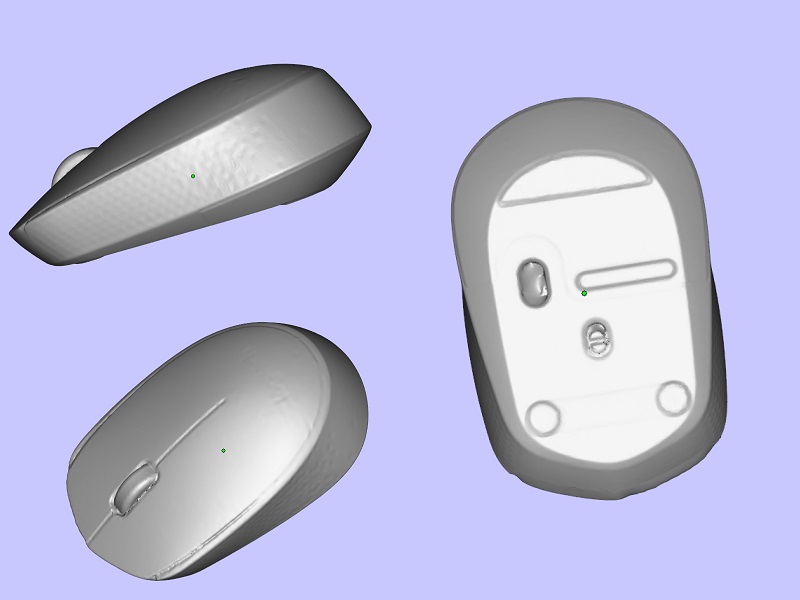 3DMART - 3D掃描器測試 EinScan 3D 掃描滑鼠 3D圖