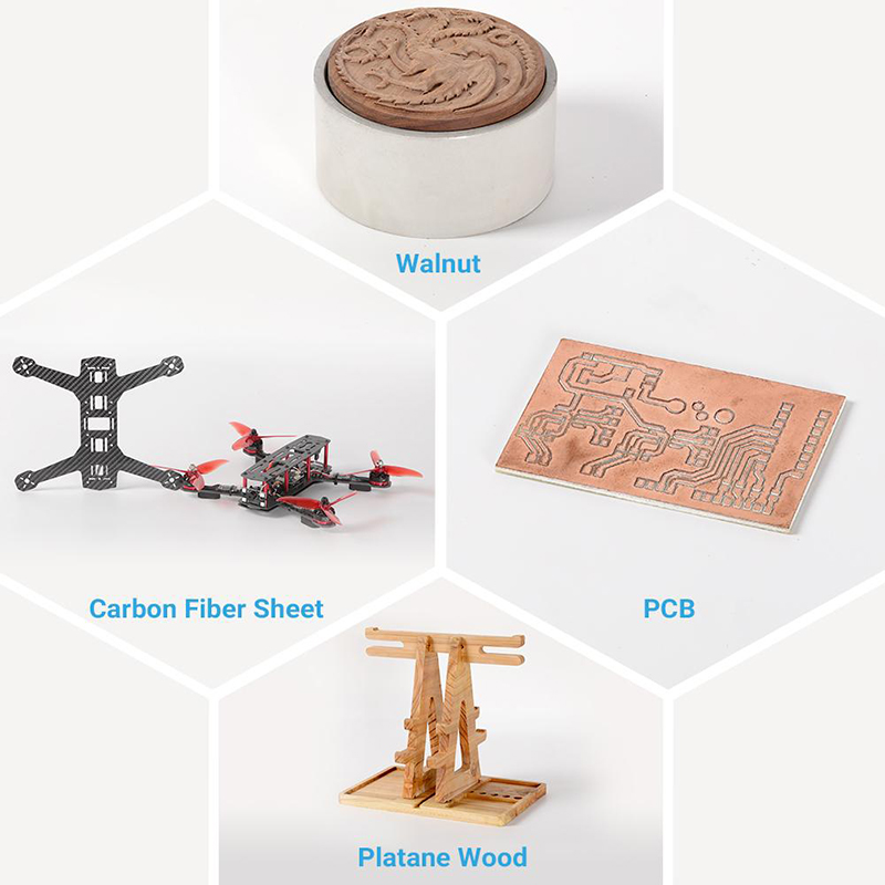 Snapmaker 2.0 3-in-1 3D printer／A350 CNC Samples