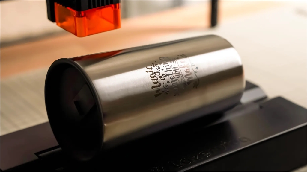Engraving with Lazervida Rotary Add-on
