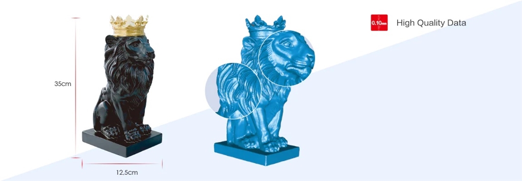 SHINING EinStar Handheld 3D Scanner has high quality data