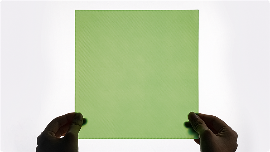 Bambu Lab P1S 3D printer printed perfect first layer