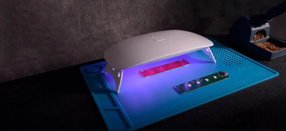 Makera PCB Fabrication Pack with PCB result