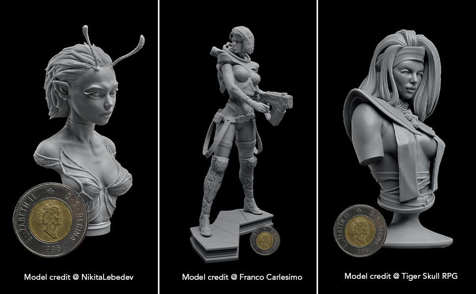 Phrozen Standard ABS-like Resin Series - Matte Gray Samples