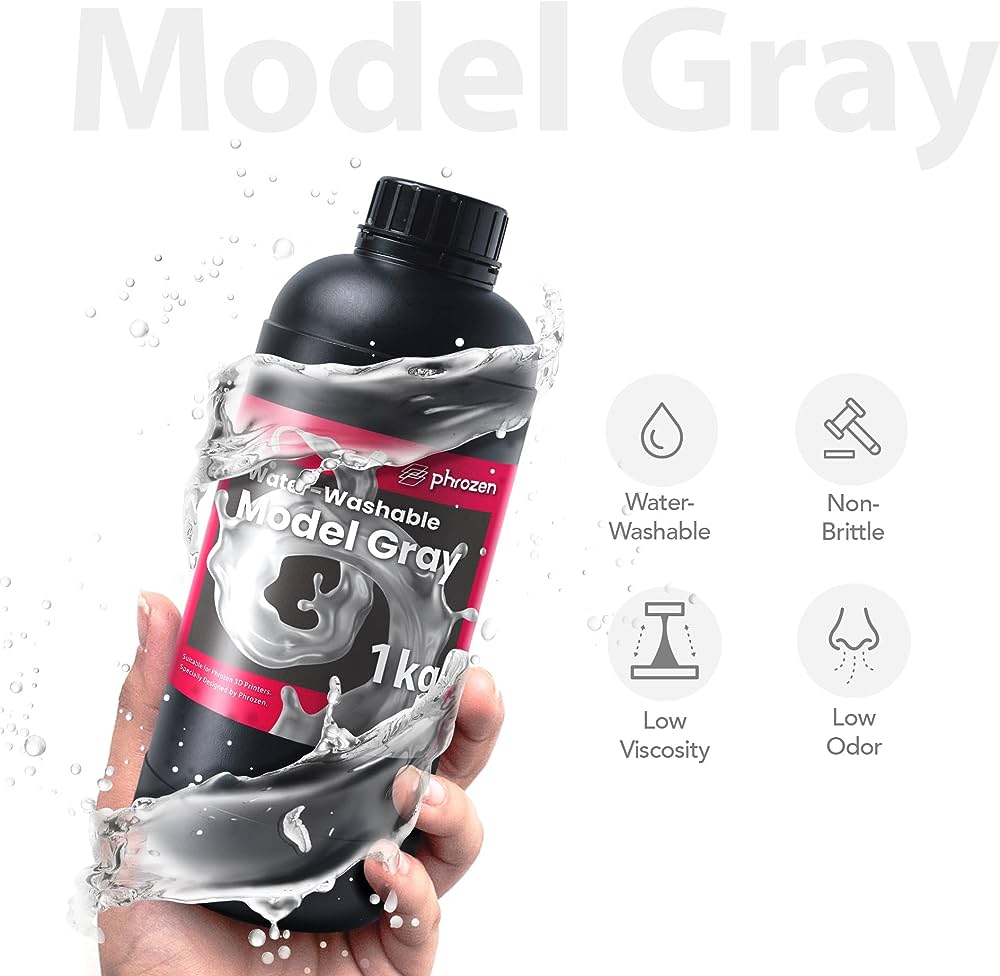 Key Features of Phrozen Water-Washable Resin Series (1kg)