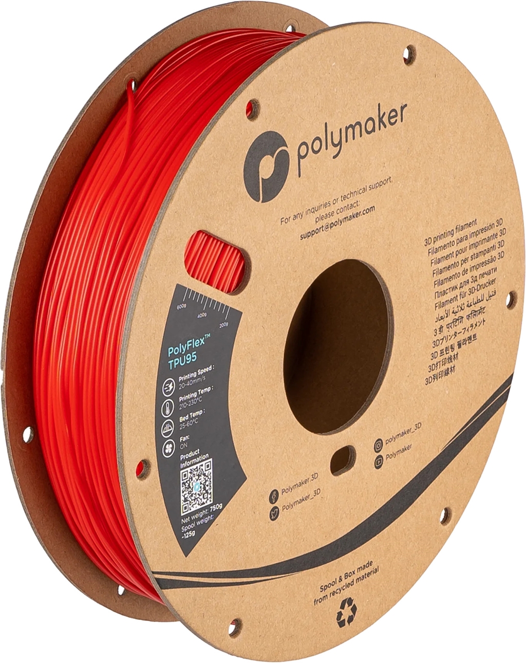 PolyFlex? TPU95 Series - Red PolyFlex? TPU95 Series - Red