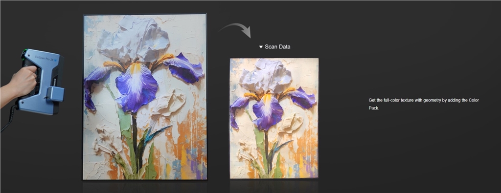 SHINING 3D EinScan Pro 2X V2 3D Scanner - Handheld scan sample