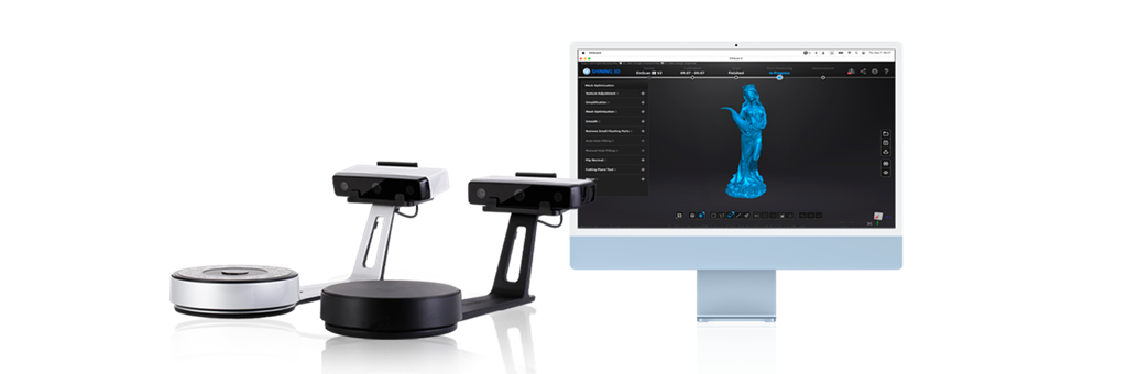 EinScan-SP V2 3D scanner is support for macOS