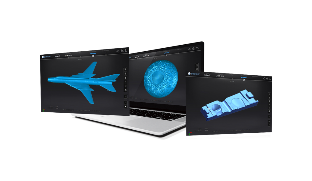 Shining EinScan-SP V2 3D Scanner scanned the model
