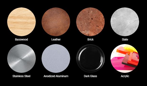 Laser Material Profile