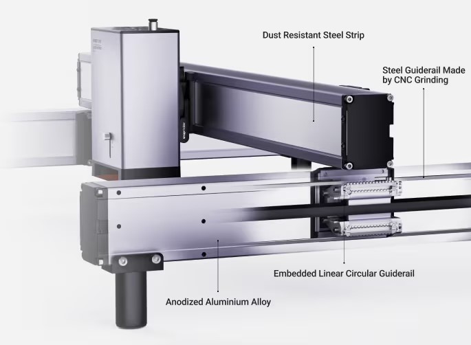 Snapmaker Ray has Industrial-grade Linear Rails