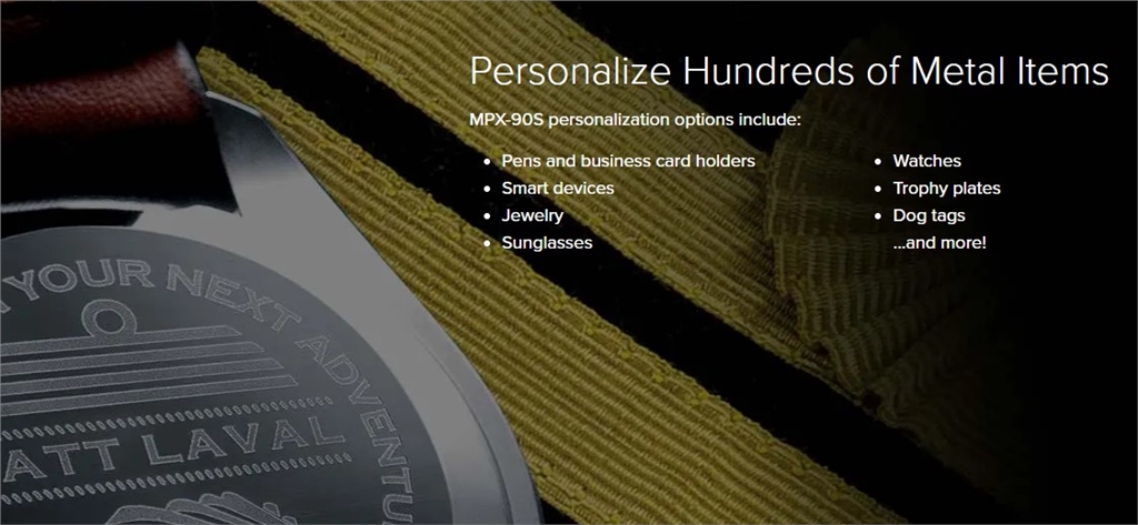 Roland Photo Impat Printer MPX-90S - Personalize Hundreds of Metal Items