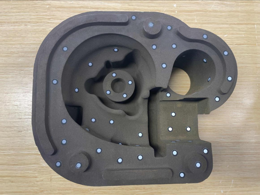 裝有編碼目標的砂模 裝有編碼目標的砂模