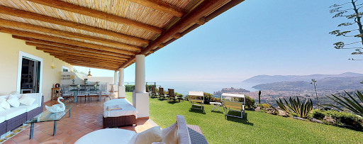 3D環景掃描西西里島 Casa Nostra 的後院及週邊景觀