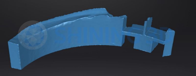 管道壁厚的 3D 數據 管道壁厚的 3D 數據