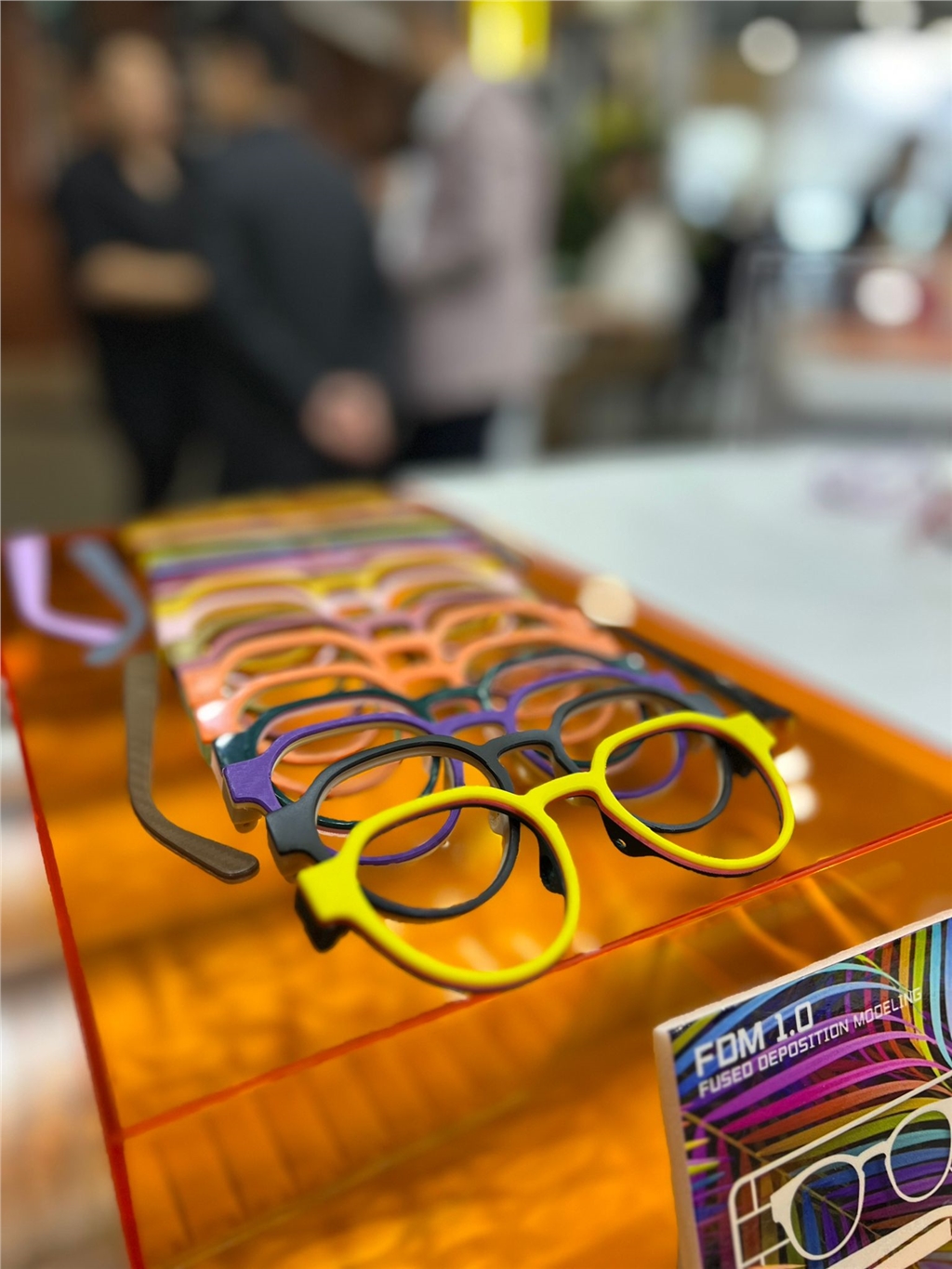 利用Bambu Lab 列印的3D列印眼鏡成品