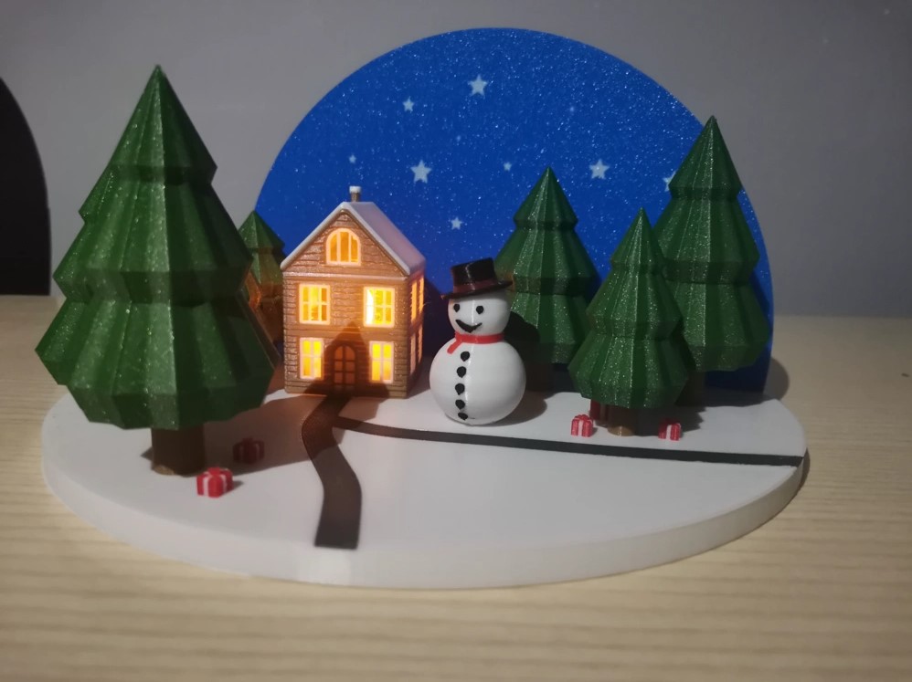 多色可愛的聖誕小屋 多色可愛的聖誕小屋