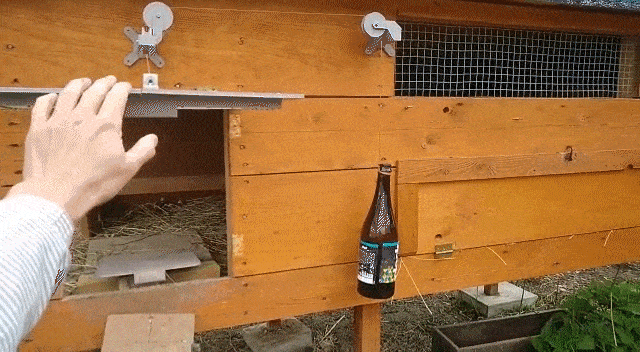 Kürnikotv?r 半自動踏板控制的雞舍門