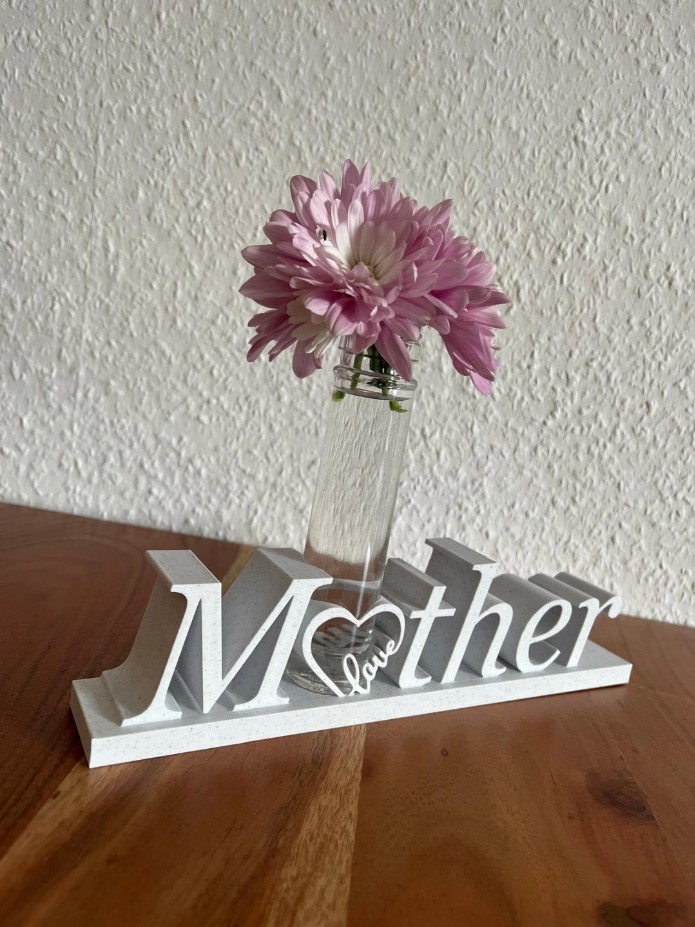 Bambu Lab 母親節(jié)設(shè)計(jì)節(jié) - 參賽作品：Mothersday Love Sign Vase