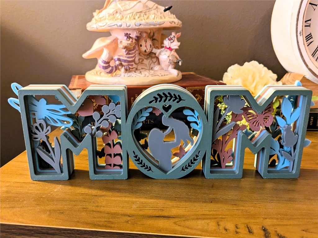 Bambu Lab 母親節(jié)設(shè)計(jì)節(jié) - 參賽作品：Mom mandala - mothers day gift