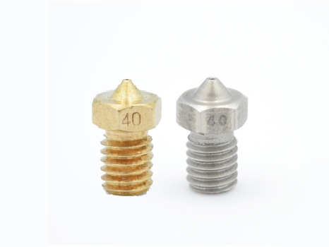 Ultimaker2+ 同捆包  0.4mm口徑黃銅及不鏽鋼噴嘴