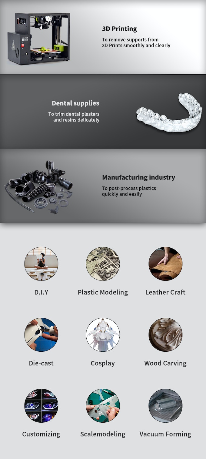 CtrlAX  Ultrasonic Cutter can use on various applications