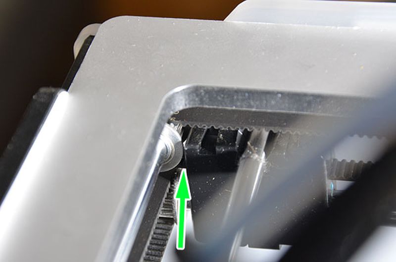 ultimaker , 3D printer, FDM, FFF, 3D列印機(jī), 3D印表機(jī),Misaligne axes3 ultimaker移動(dòng)軸偏移, XY軸未對(duì)齊, Misaligned axes, xy軸未垂直, 檢查滑塊皮帶輪距離