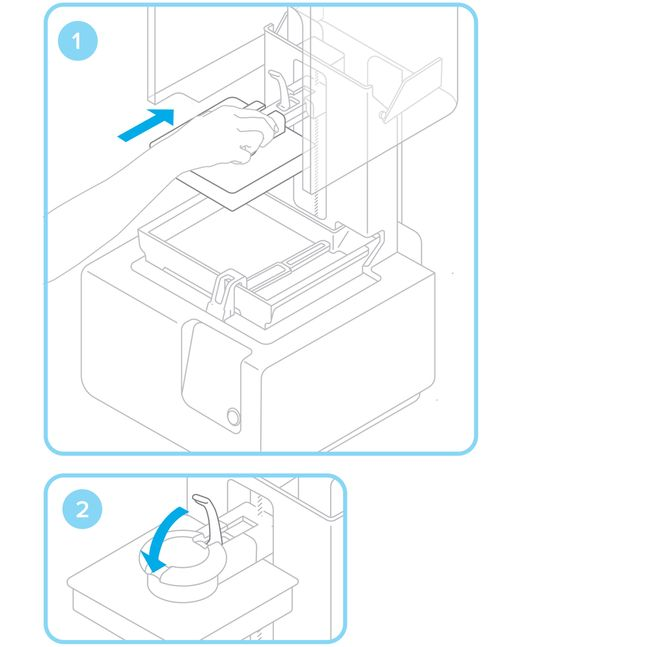 Formlabs - Form2 SLA 光固化3D列印機 3DMART 安裝列印平臺