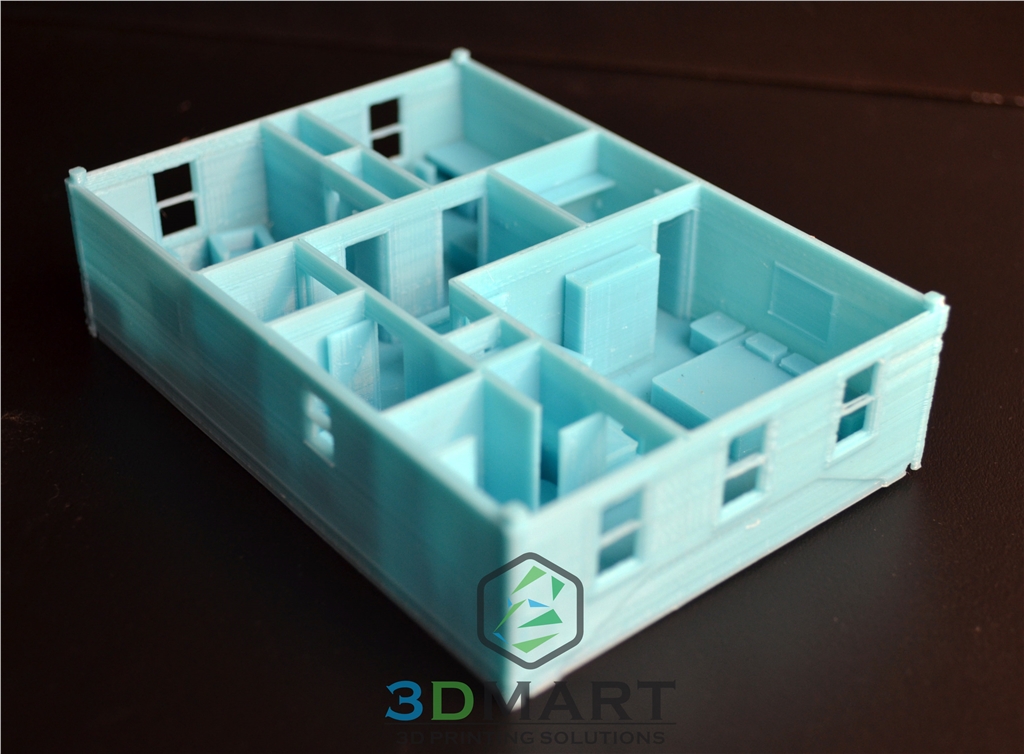 Ultimaker 3D印表機 ESUN PLA 3D列印 房子 室內設計