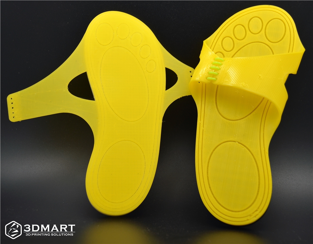 Lulzbot 3D列印機, NinjaFlex, 3D列印彈性線材, 拖鞋