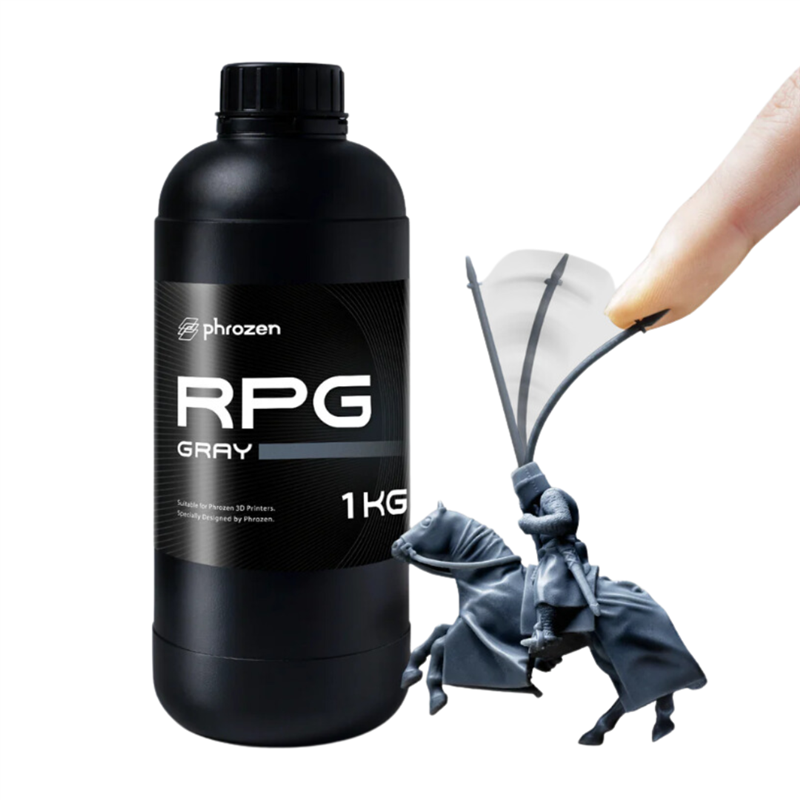 Phrozen RPG Resin - Gray with sample