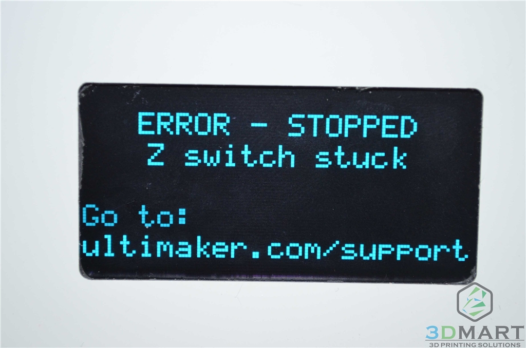3DMart - Ultimaker Z switch stuck 3DMart - Ultimaker Z switch stuck