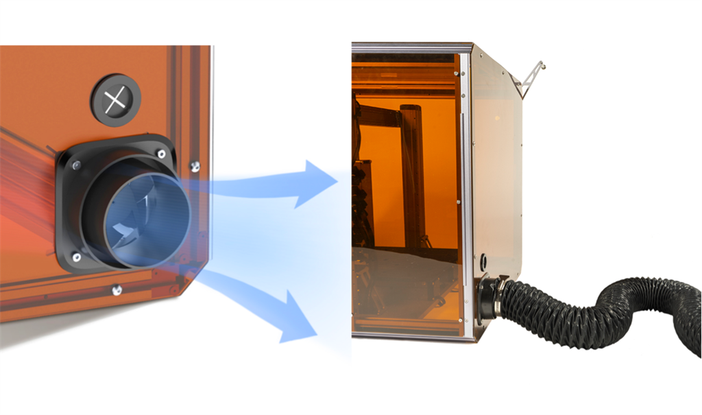 Snapmaker 2.0 A350 Enclosure Fume Extraction