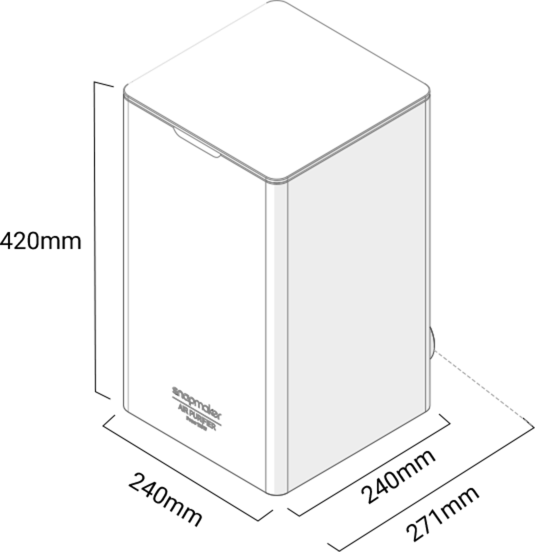 Snapmaker Air Purifier Sizes