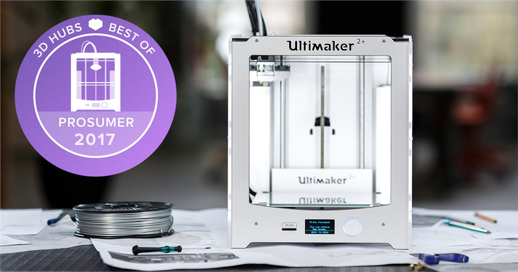 3D Hubs win Ultimaker 2+ 第一名