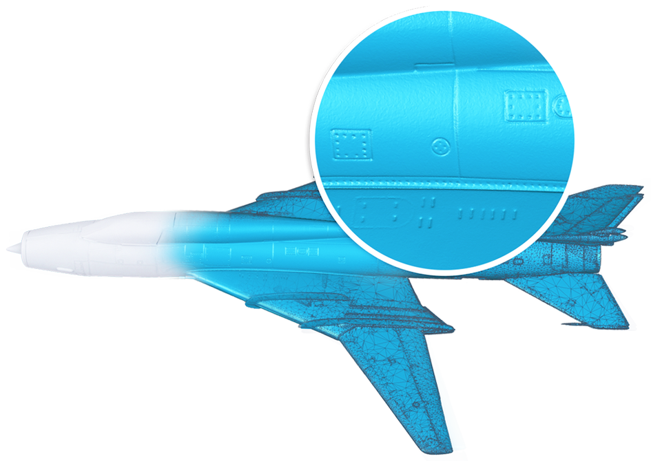 Shining EinScan-SP V2 3D掃描器有精細細節