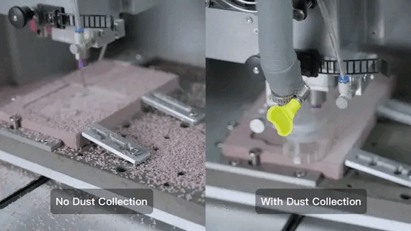 Makera Carvera 桌上型CNC加工機內置集塵器