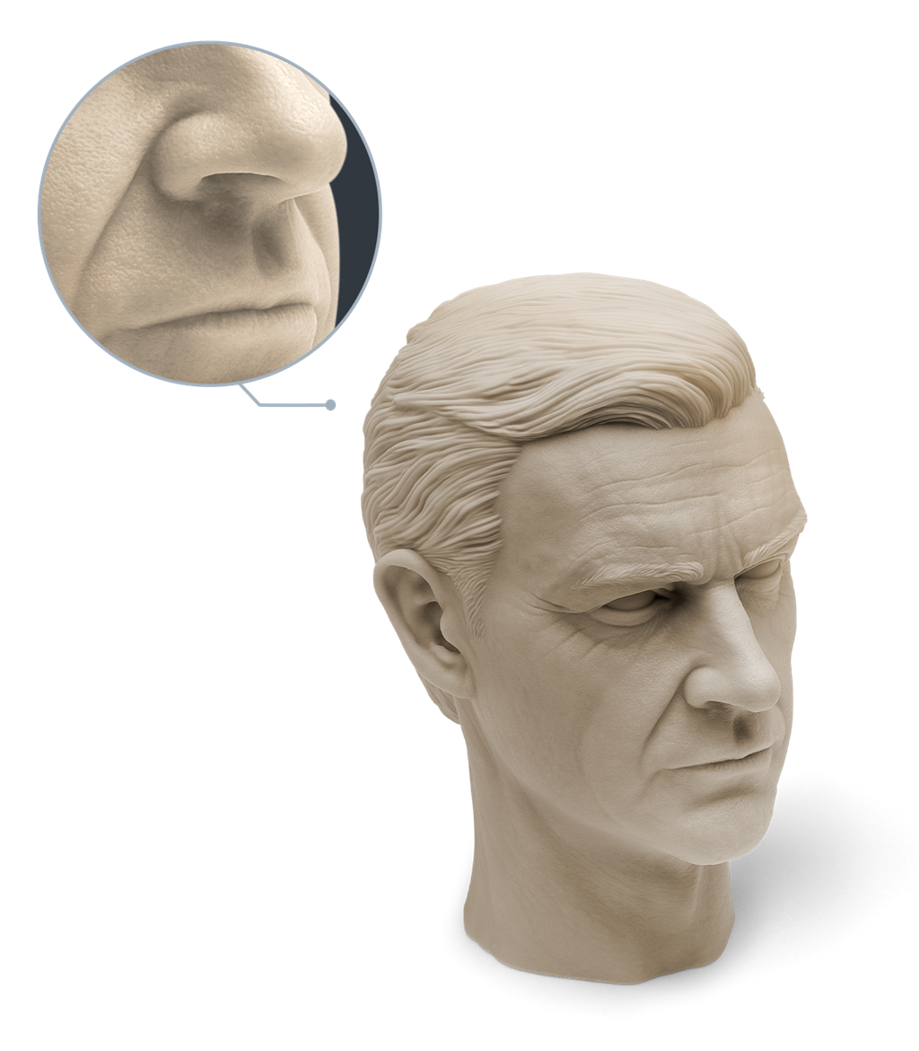 Phrozen香草色 8K 樹(shù)脂3D列印成品