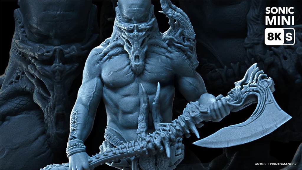 Phrozen Sonic Mini 8K S LCD光固化3D列印機 - 成品