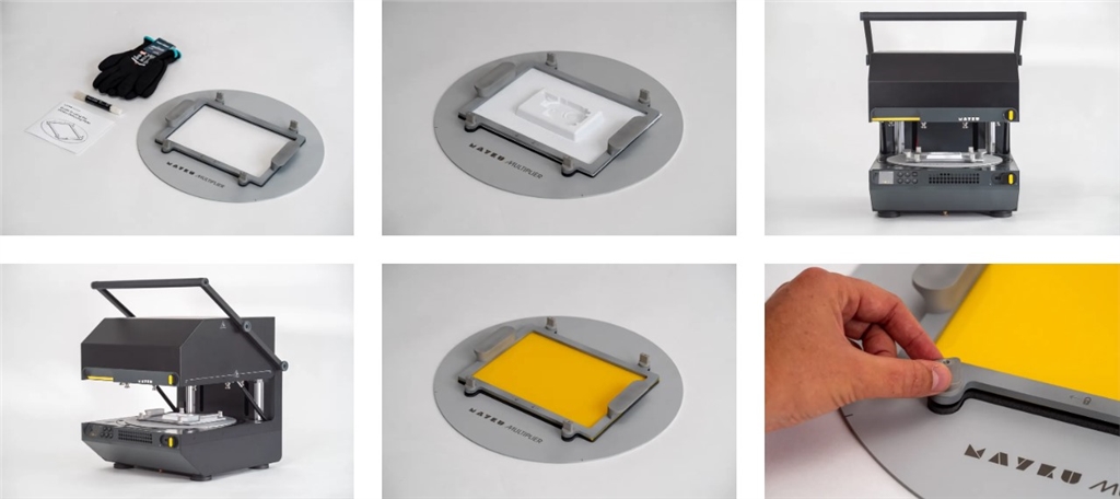 Mayku Multiplier 減徑板 與 Multiplier 桌上壓力成型機