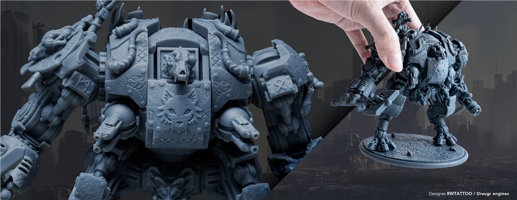 Phrozen RPG模型樹脂 - 灰色成品