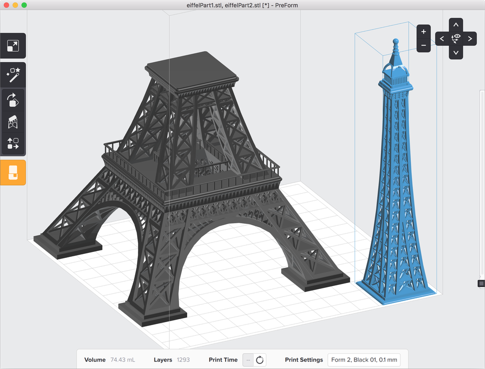 formlabs form2 preform切片軟體教學 列印體積