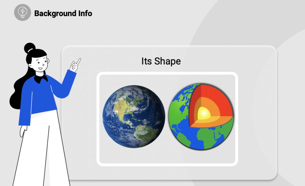 地球的圖層背景 地球的圖層背景