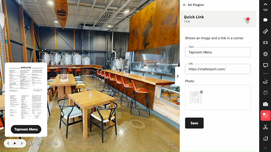 Matterport 新插件：快速鏈結(jié)功能展示