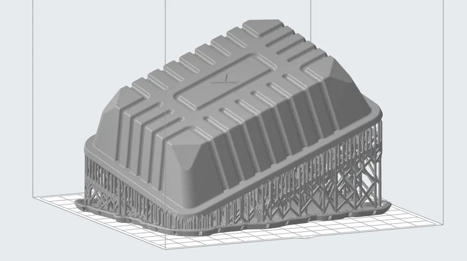 Formlabs PreForm 上的列印方向預覽