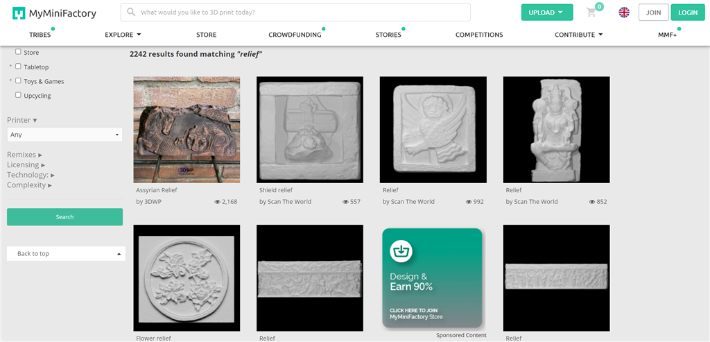 MyMiniFactory CNC 3D模型文件下載網站