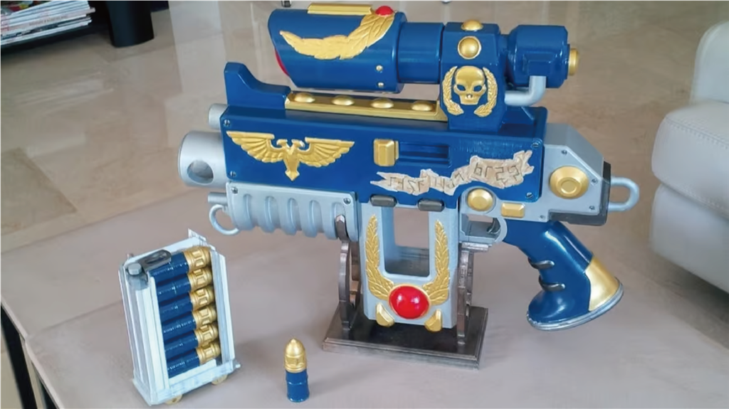 實(shí)物大小的爆能槍