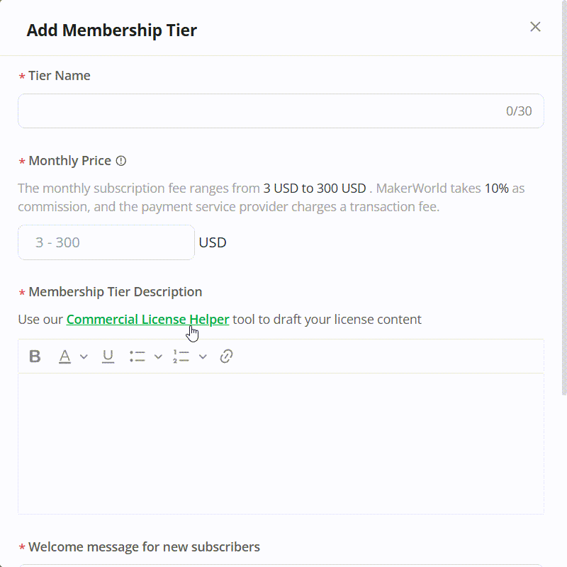 Bambu Lab 推出 MakerWorld 商業(yè)許可會員資格