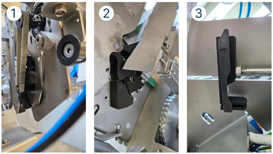使用 Sinterit LISA X 印表機列印的零件：