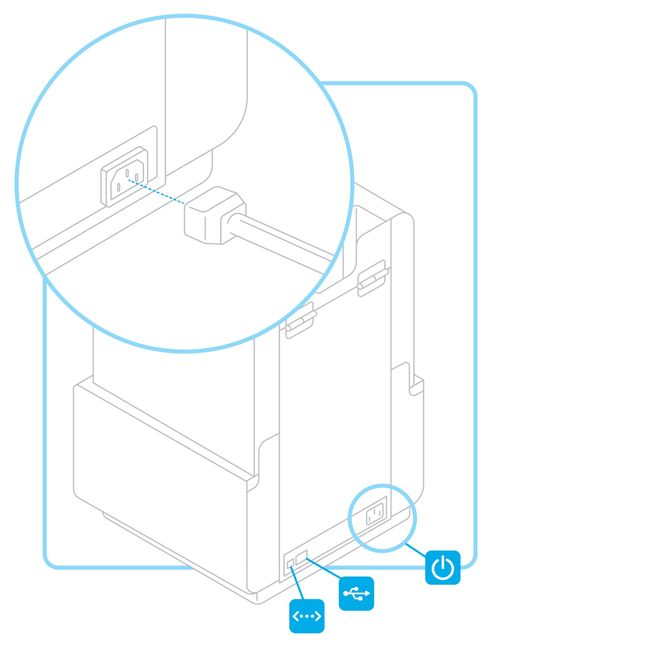 Formlabs - Form2 SLA 光固化3D列印機 3DMART 連結電源