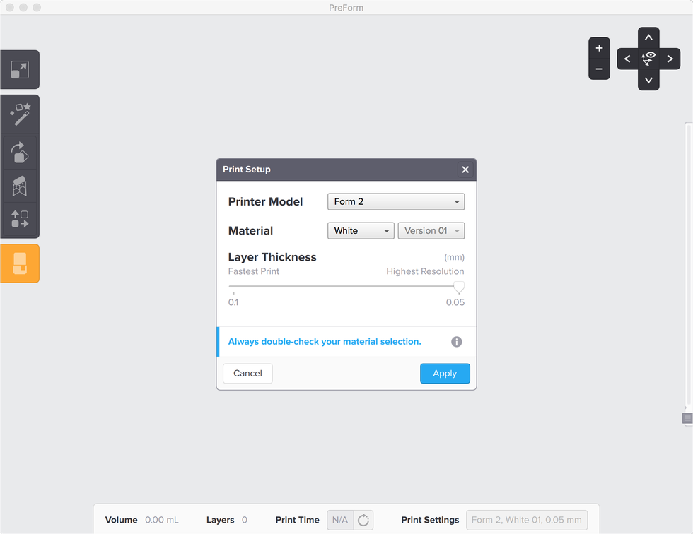 formlabs form2 preform切片軟體教學 打開PreForm